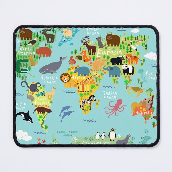 Item preview, Cartoon World Map designed and sold by SportDIXIT.