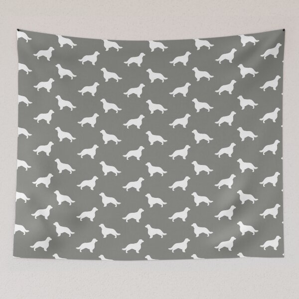 Item preview, Welsh Springer Spaniel Dog Silhouette(s) Long Tail designed and sold by Jenn Inashvili.