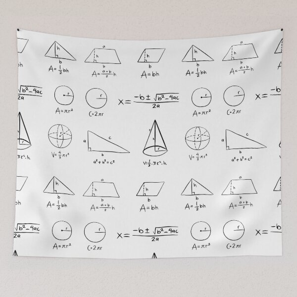 Item preview, Quadratic Equation Math equations Mathematic formulas designed and sold by CherieTree.