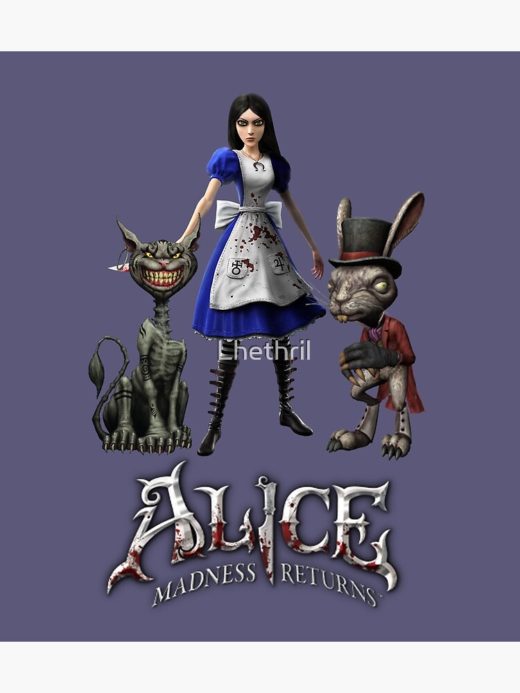 Alice: Madness Returns-Alice Liddell, Cheshire Cat, White Rabbit | Poster