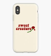 Sweet Creature Rose Design iPhone Case