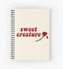 Sweet Creature Rose Design Spiral Notebook