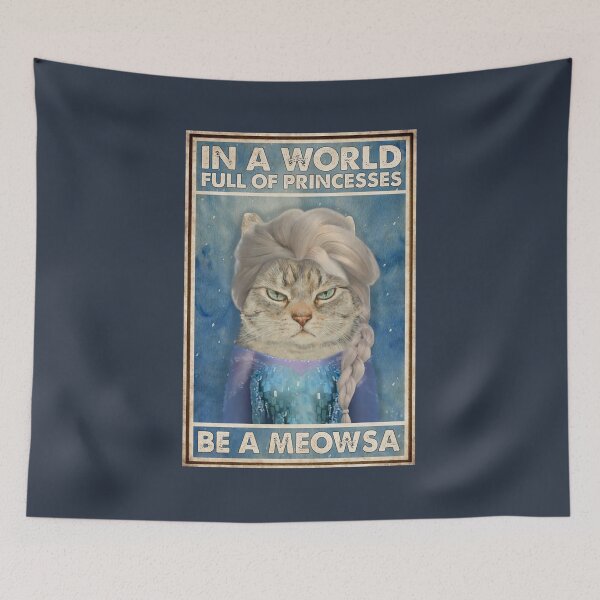 Item preview, The Cat In A World Full Of Princesses designed and sold by RomotChillka.