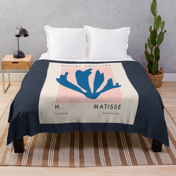 Item preview, The Cut Out Blue H Matisse designed and sold by RomotChillka.