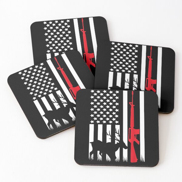 Item preview, American Flag Hunter Hunt Funny Hunting designed and sold by phoebeburrows.