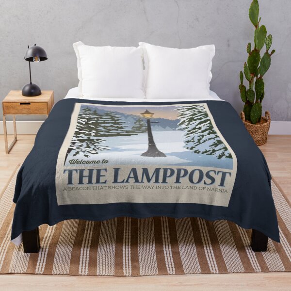 Item preview, The Chronicles of Narnia the Lamppost Retro designed and sold by RomotChillka.