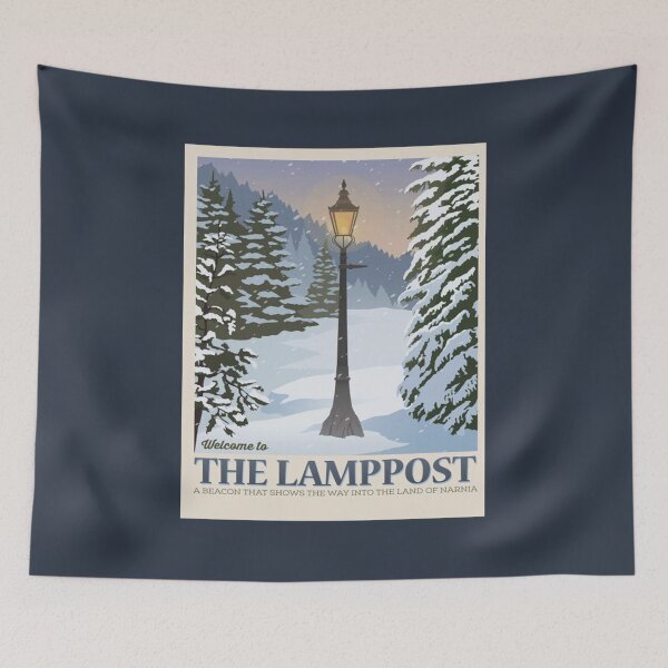 Item preview, The Chronicles of Narnia the Lamppost Retro designed and sold by RomotChillka.