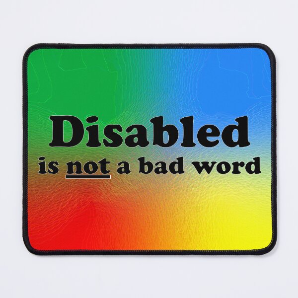 Item preview, Disabled is not a bad word designed and sold by funlittlewonders.