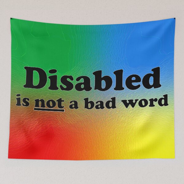 Item preview, Disabled is not a bad word designed and sold by funlittlewonders.