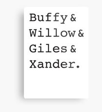 Buffy Metal Print