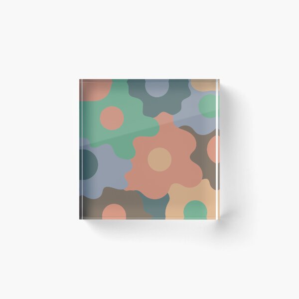 Item preview, Retro Groovy Flowers - Soft Autumn Seasonal Color Palette designed and sold by aaalou.