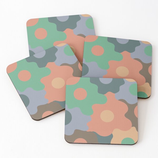 Item preview, Retro Groovy Flowers - Soft Autumn Seasonal Color Palette designed and sold by aaalou.