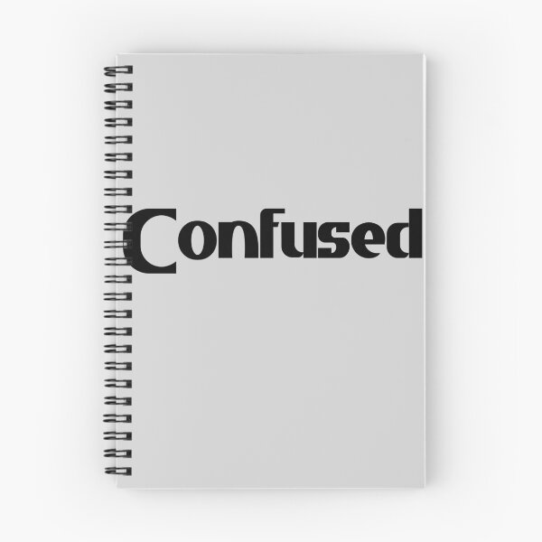 Item preview, Confused - Black Bold Text designed and sold by Chubuter.