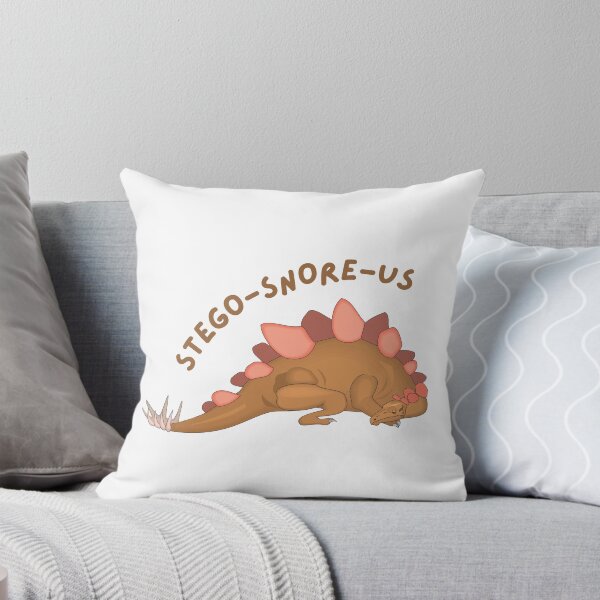 Item preview, Snoring Dinosaur Stego-Snore-us Sleeping Stegosaurus designed and sold by CherieTree.