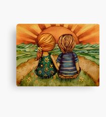 Sweethearts Canvas Print