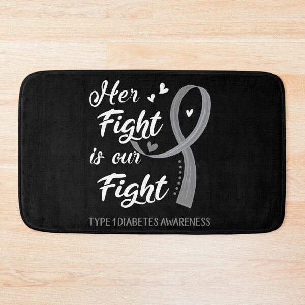 Item preview, Her Fight Is Our Fight Type 1 Diabetes Awareness designed and sold by Kohend.