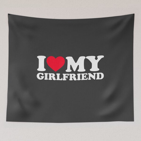 Item preview, I Love My Girlfriend Shirt I Heart My Girlfriend Shirt GF designed and sold by studiorabit.