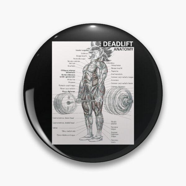 Item preview, Deadlift Muscle Chart Anatomy Diagram Anime Gym Motivational Active T-Shirt designed and sold by monica45je.