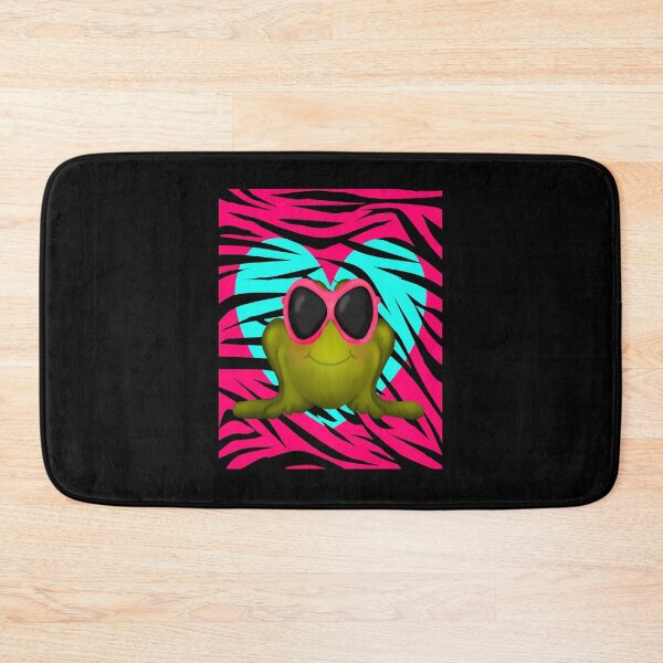 Item preview, Cool Frog on Zebra Stripes designed and sold by BeachBumFamily.