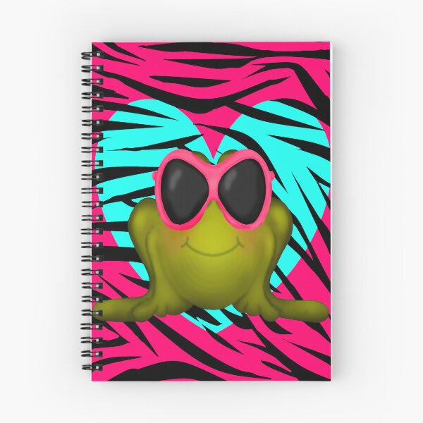 Item preview, Cool Frog on Zebra Stripes designed and sold by BeachBumFamily.