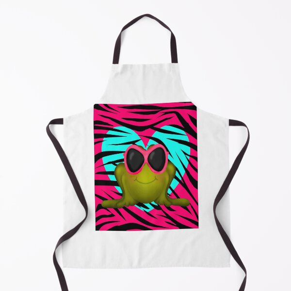 Item preview, Cool Frog on Zebra Stripes designed and sold by BeachBumFamily.