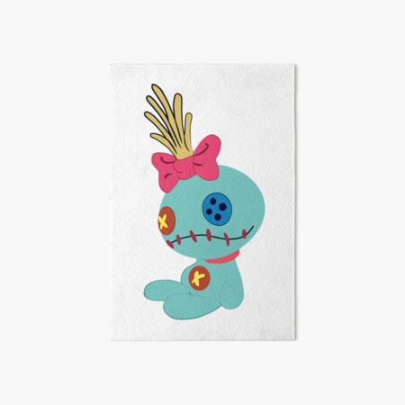 Disneys Lilo & Stitch Scrump Doll Watercolor Painting PRINT A 