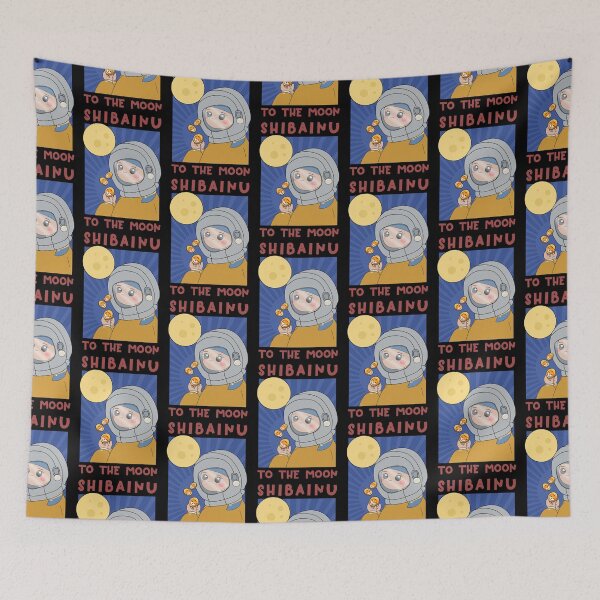 Item preview, Girl with a Pearl Earring Crypto Shiba Inu Coin To The Moon Astronaut designed and sold by Annisa Yuwanda.