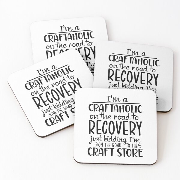 Item preview, Funny Craftaholic Recovery, Crafting Addict designed and sold by andieartco.