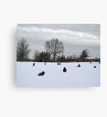Sleigh Riding Canvas Print