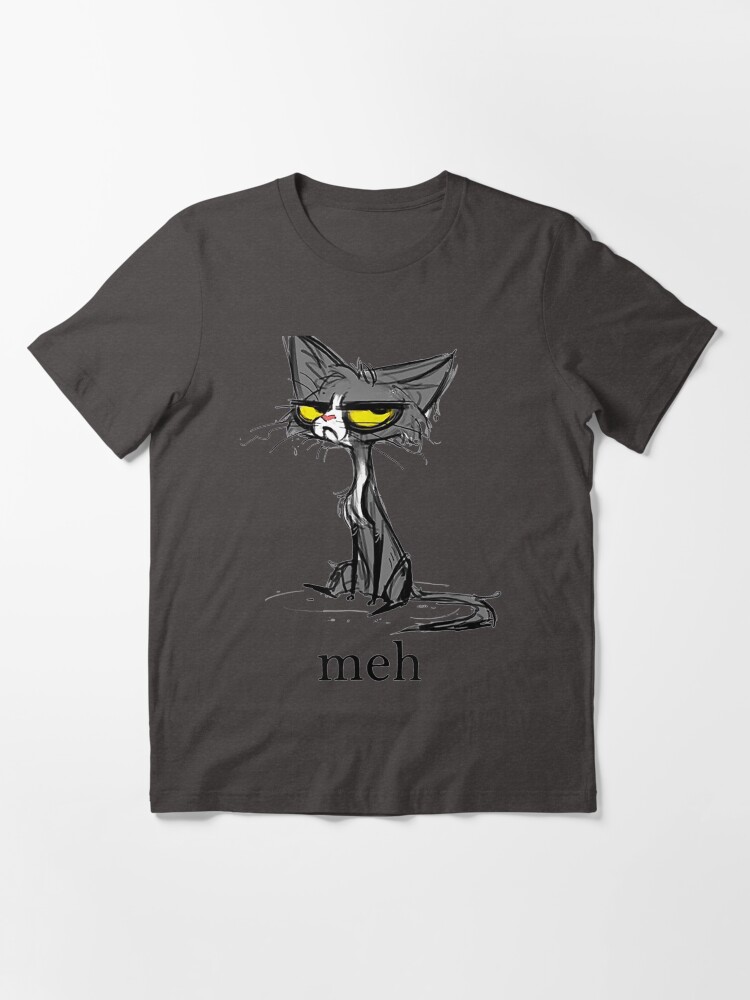 Funny Meh Cat Gift for Cat Lovers Essential T Shirt