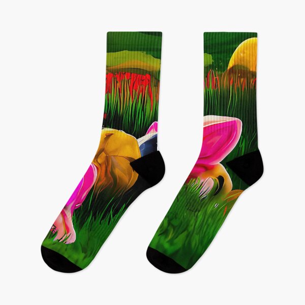 Item preview, Floweranimals in a Field of Tulips  designed and sold by CSturgill2.