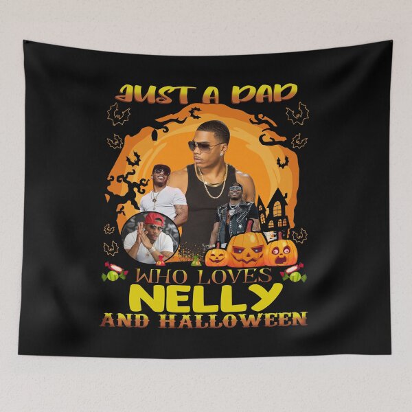 Item preview, Just A Dad Who Loves Nellly And Halloween designed and sold by SamanthaRich33.