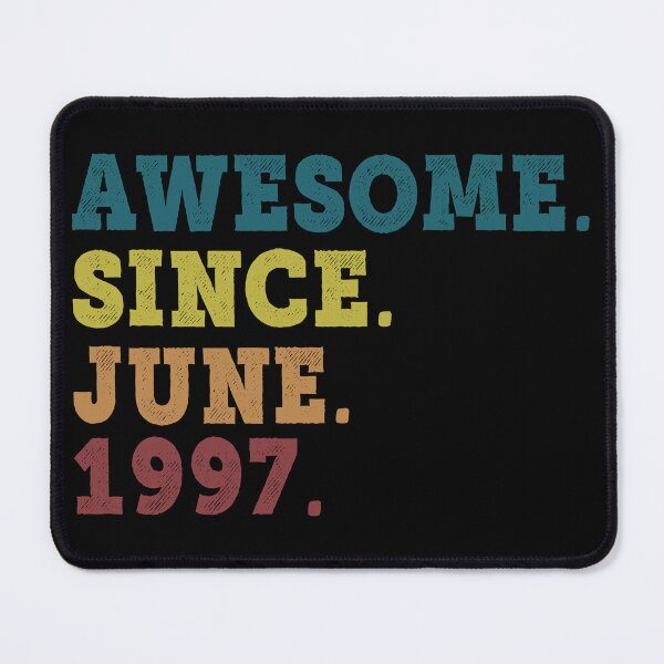 Item preview, Awesome Since June 1997 Retro Vintage 25th Birthday Gift designed and sold by designbychow.