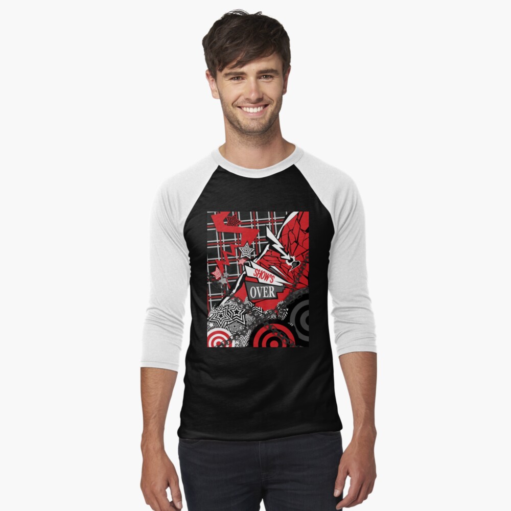 Aperçu de l'œuvre T-shirt baseball manches ¾ créée et vendue par MoffinatorDGTL.