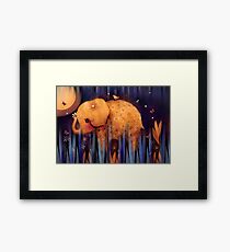 daisy's night garden Framed Print