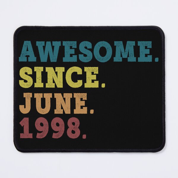 Item preview, Awesome Since June 1998 Retro Vintage 24th Birthday Gift designed and sold by designbychow.