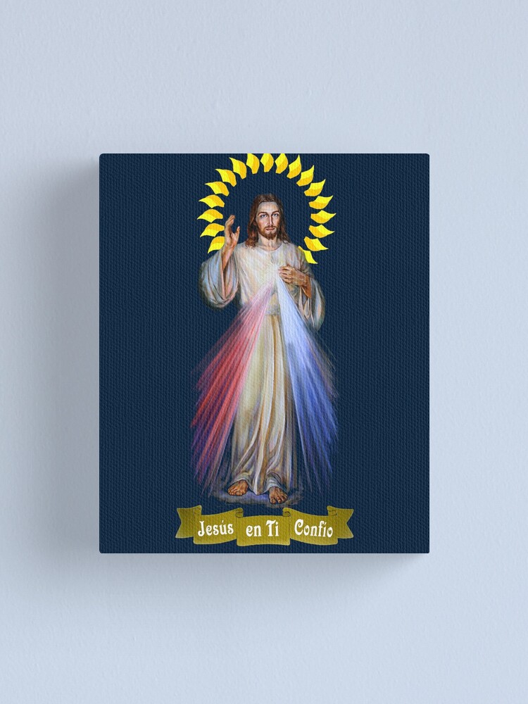 Framed Sacred Heart of Jesus wall Canvas art Decor Divine Mercy Catholic  Christianity for Faith living room bedroom dining room for parents Poster