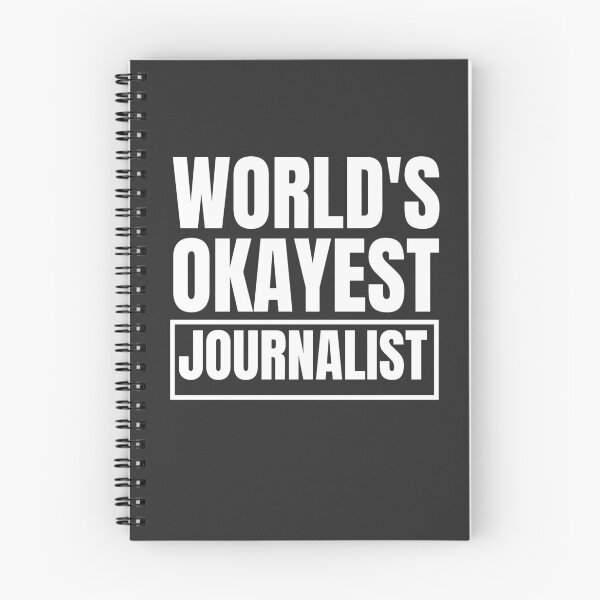 Item preview, World's Okayest Journalist designed and sold by Yallwofunart.