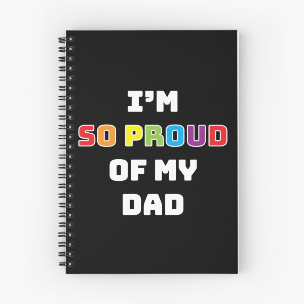 Item preview, I'm So Proud of My Dad (black) designed and sold by BeJolley.
