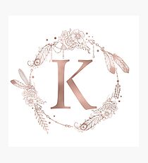 Letter K Wall Art | Redbubble