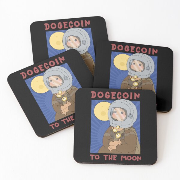 Item preview, The Mona Lisa Crypto Doge Coin To The Moon Astronaut designed and sold by Annisa Yuwanda.