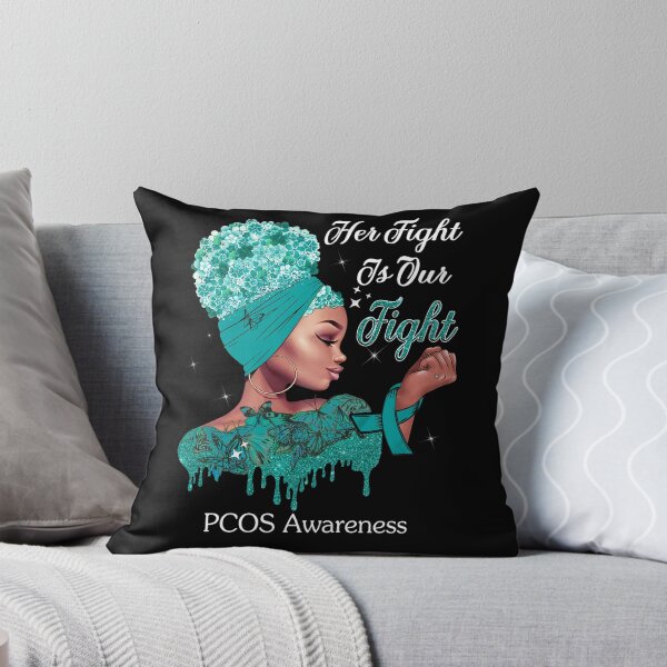 Item preview, Her Fight Is Our Fight PCOS Awareness designed and sold by Mnrshirley.