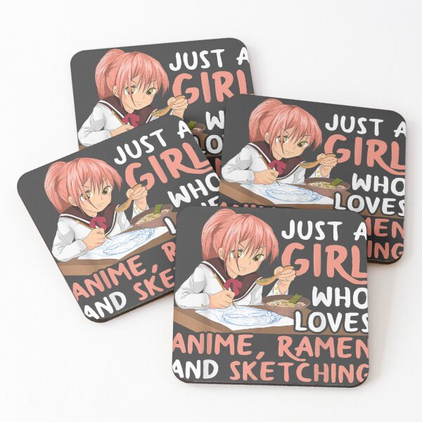 Item preview, Just A Girl Who Loves Anime Ramen And Sketching Japan Anime designed and sold by studiorabit.