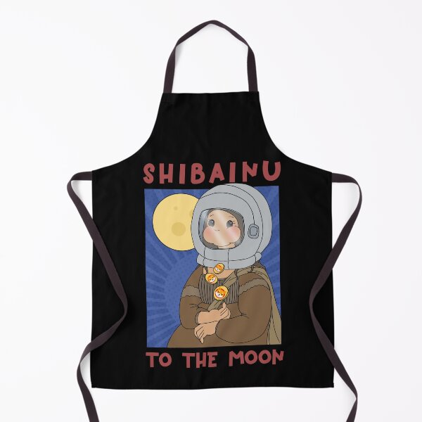 Item preview, The Mona Lisa Crypto Shiba Inu Coin To The Moon Astronaut designed and sold by Annisa Yuwanda.