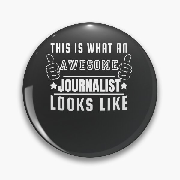 Item preview, this is what an awesome Journalist Looks like designed and sold by Yallwofunart.