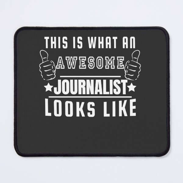Item preview, this is what an awesome Journalist Looks like designed and sold by Yallwofunart.