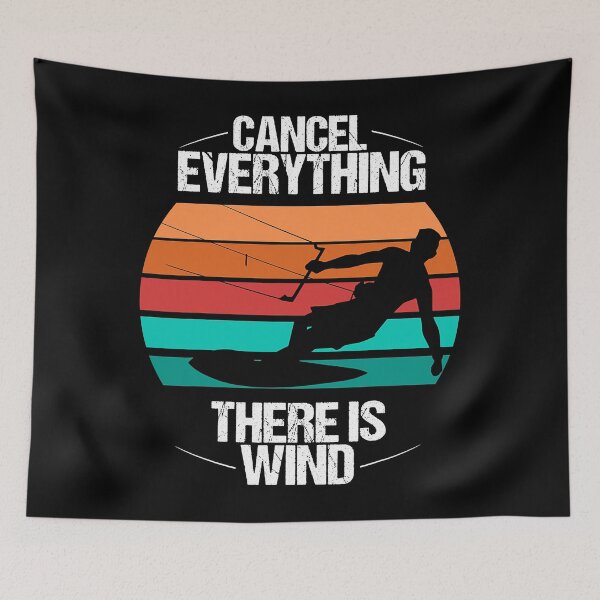 Item preview, Cancel Everything There Is Wind - Kiteboarding Lover designed and sold by adxota.