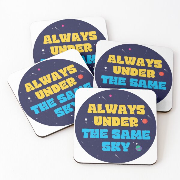 Item preview, Always under the same sky retro typogeaphy  designed and sold by BoldPencil.