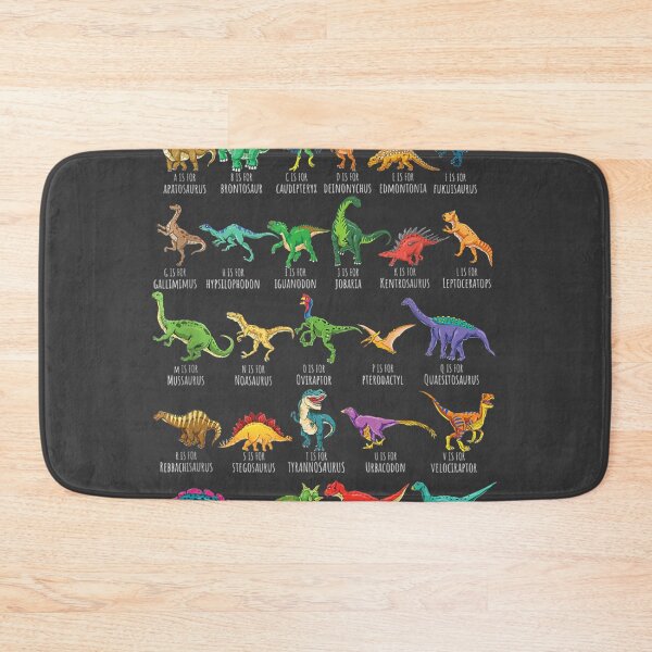 Item preview, Types Of Dinosaurs Alphabet A-Z ABC Dino Identification designed and sold by studiorabit.