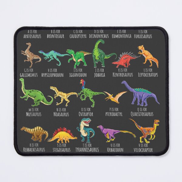 Item preview, Types Of Dinosaurs Alphabet A-Z ABC Dino Identification designed and sold by studiorabit.